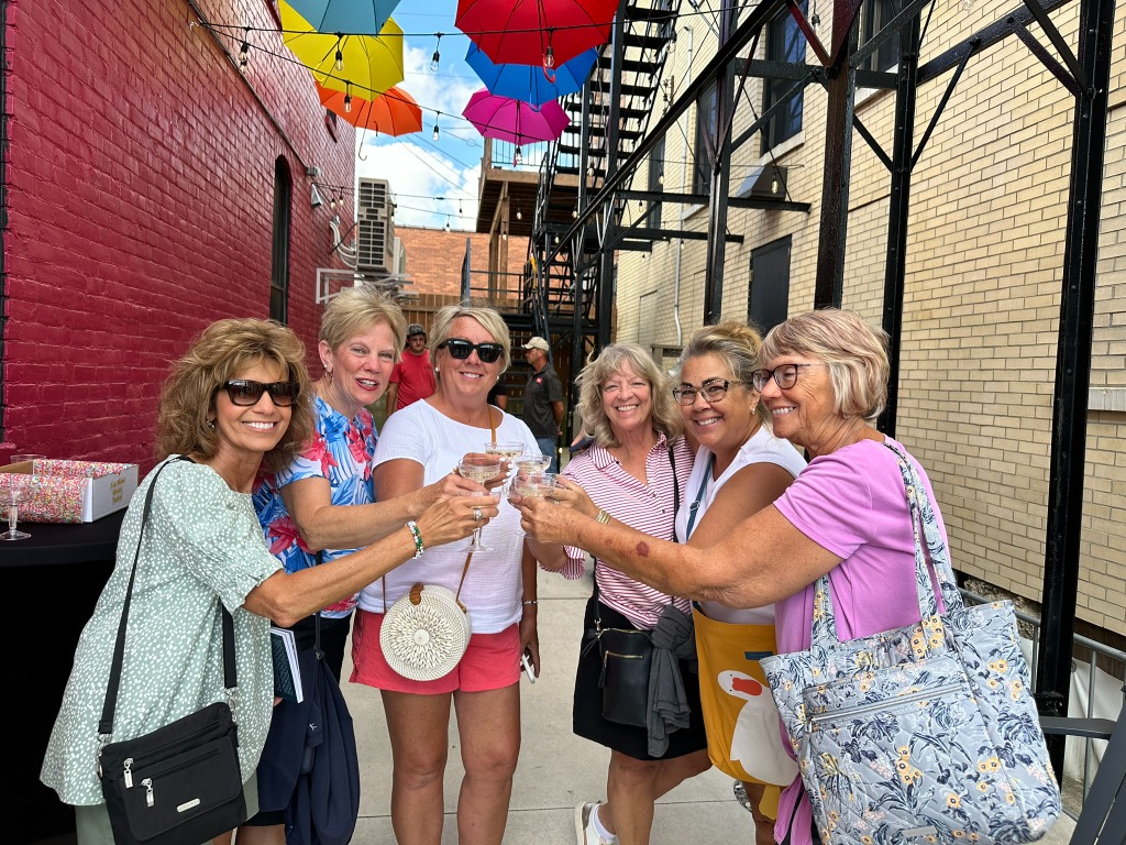 Guests enjoying Umbrella Avenue